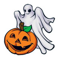 Ghost and Pumpkin Temporary Tattoo